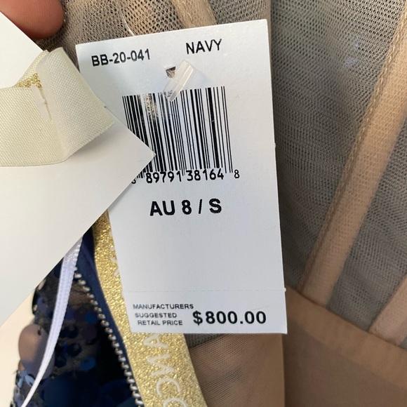 NWT Bronx and Banco Farah Strapless Gown Size AU 8/US 4 - Picture 9 of 16